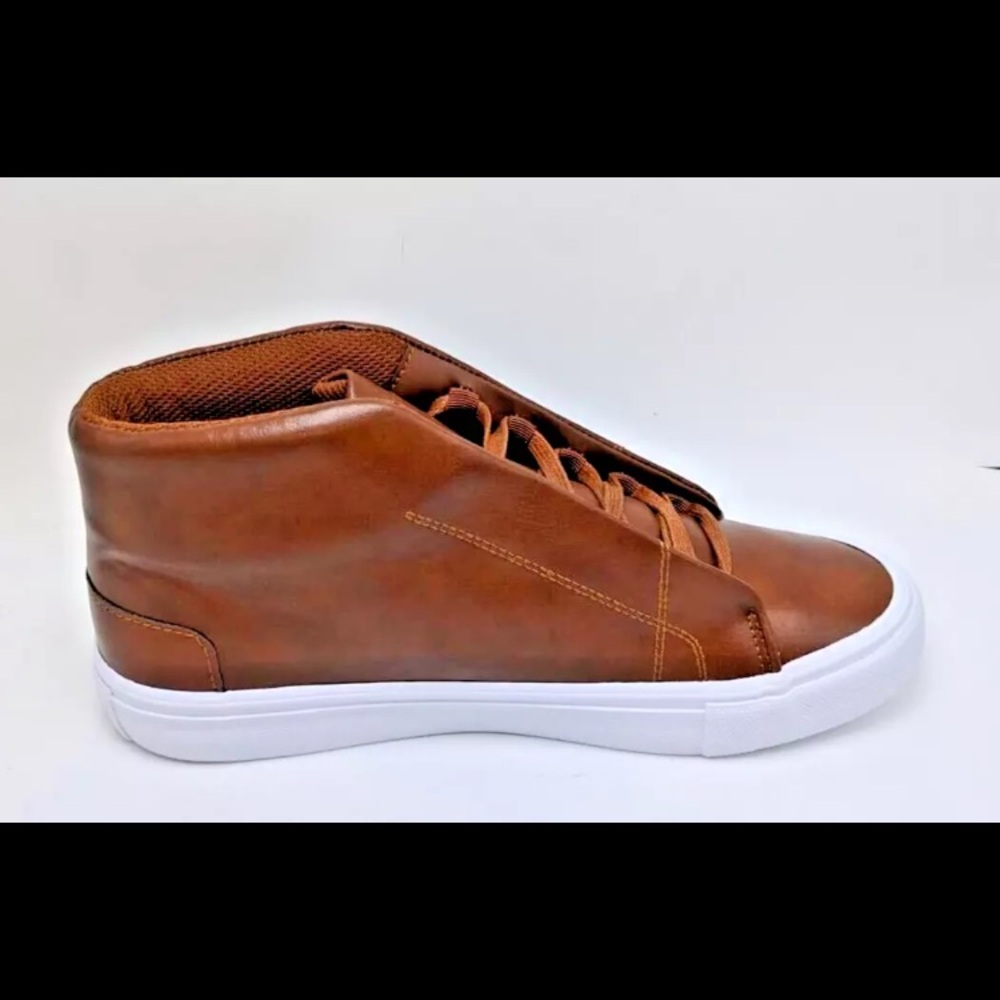London Fog Brown High-Top Loafers